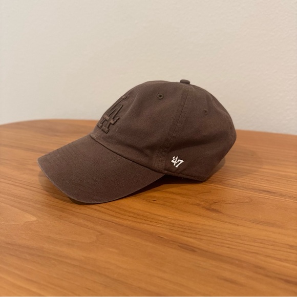 47 Brand Dark Brown LA Hat - Picture 2 of 8
